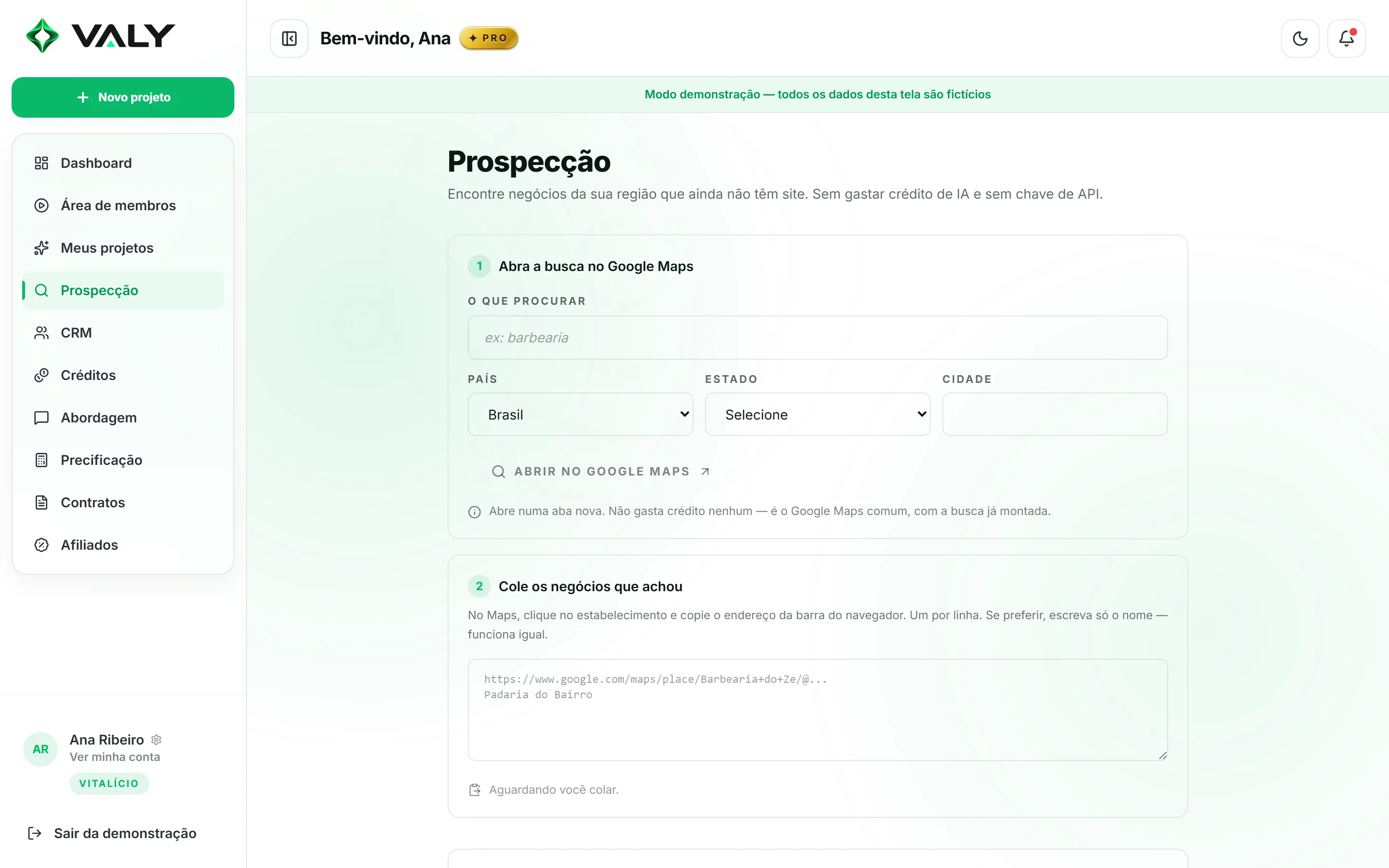 Encontre quem ainda não tem site