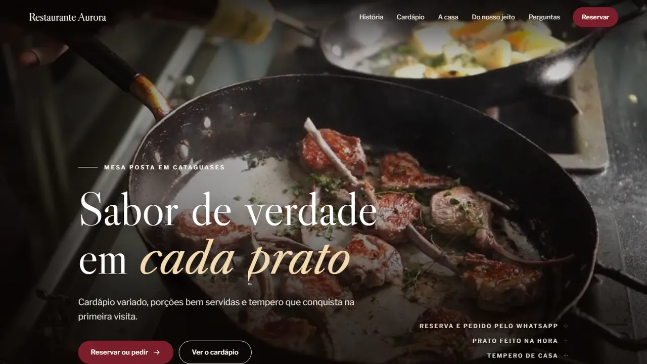 Site de Restaurante